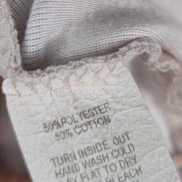 Dressbarn Medium Multicolor Floral Scroll Print Top 3/4 Sleeve Boho Made in USA - Picture 4 of 5